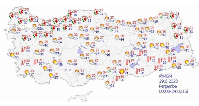 Kurban Bayramı'nda yurt geneli sıcak daha dalgasına girecek! Meteoroloji'den uyarı - Resim: 13