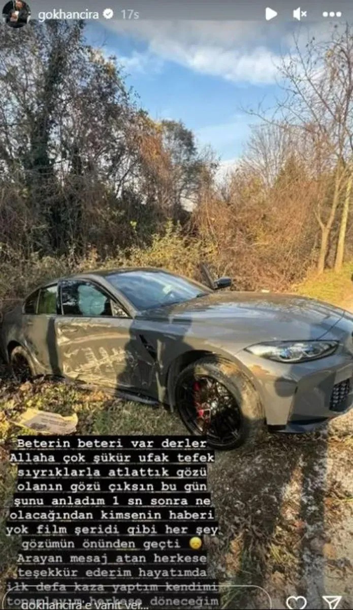 Eski futbolcu Gökhan Çıra trafik kazasında ölümden döndü! Milyonluk aracı pert oldu - Resim : 1