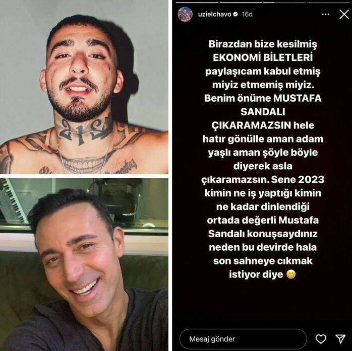 Mustafa Sandal ve Uzi arasında gerilim! "30 yıl sonra on binler seni alkışlarsa..." - Resim: 4