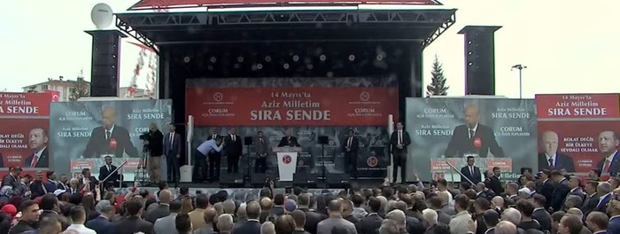 MHP lideri Devlet Bahçeli Çorum'da önemli açıklamalarda bulundu! Türk ve Müslüman düşmanları Kılıçdaroğlu'nun arkasında - Resim : 1