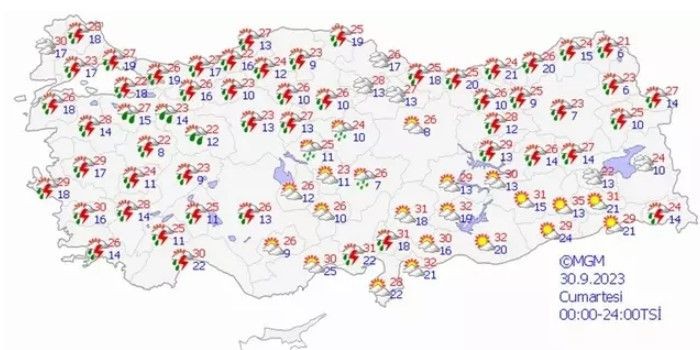 Meteoroloji İstanbul için gün verdi! Beklenen sağanak geliyor! İşte gün gün hava durumu - Resim: 17