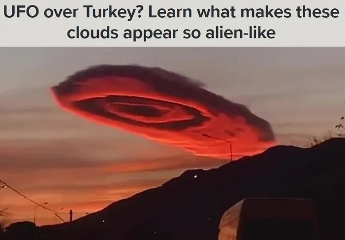 Bursa'da merceksi bulut görüldü! Dünyada gündem oldu: UFO'ya benziyor - Resim: 3