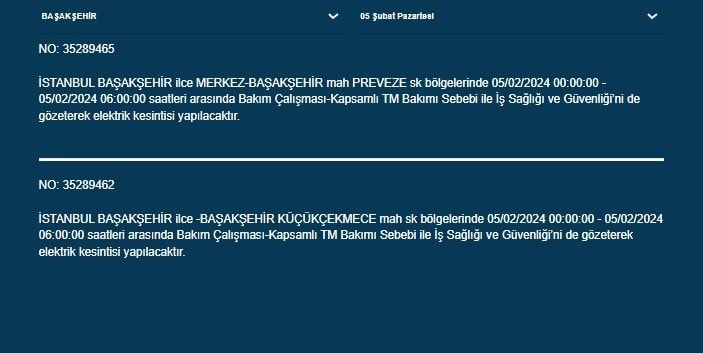 BEDAŞ İstanbul'un 14 ilçesinde elektriklerin kesileceğini duyurdu - Resim: 12