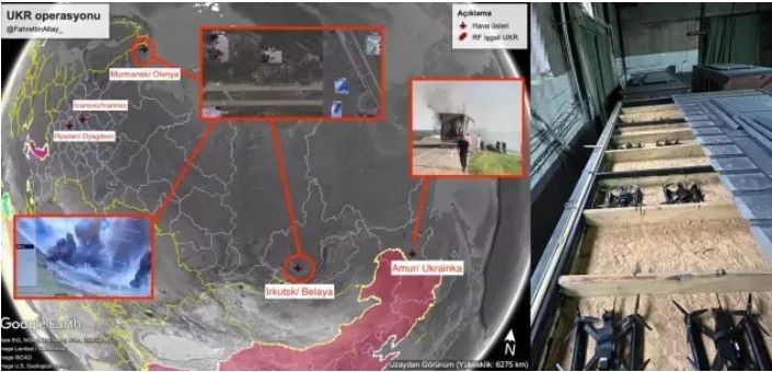 Ukrayna'nın Rusya'ya yaptığı "Örümcek Ağı" saldırısında hasar çok büyük - Resim: 3