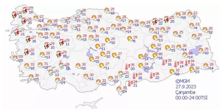 Meteoroloji İstanbul için gün verdi! Beklenen sağanak geliyor! İşte gün gün hava durumu - Resim: 14
