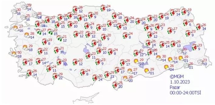Meteoroloji İstanbul için gün verdi! Beklenen sağanak geliyor! İşte gün gün hava durumu - Resim: 18