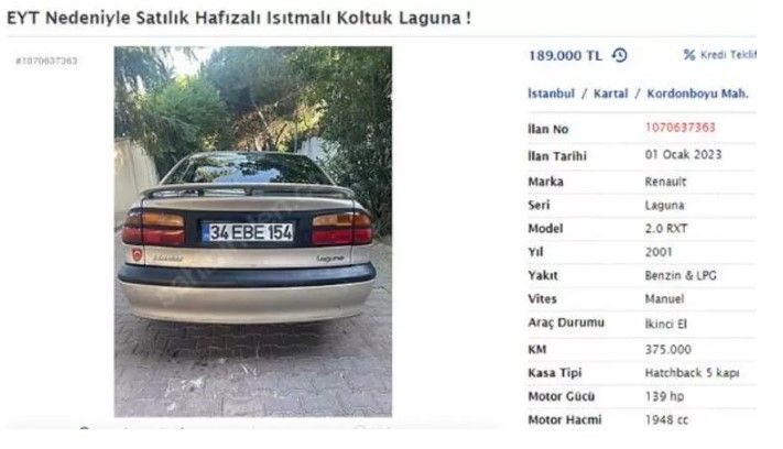 EYT ikinci el piyasasını da etkiledi! 'Acil satılık' notuyla peş peşe ilanlar - Resim: 5