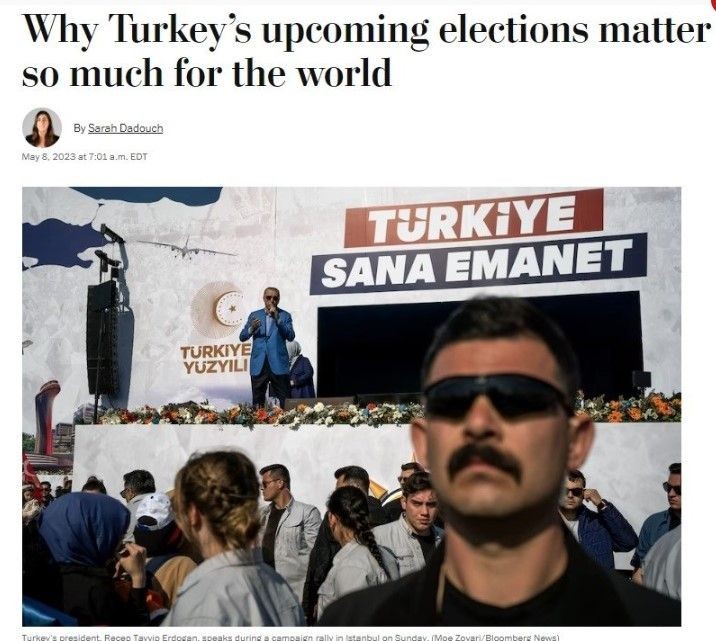 Dünya Türkiye'deki seçimlerin sonucunu bekliyor! Washington Post'tan çarpıcı tespit: Türkiye, Erdoğan'ı üzmez - Resim: 1