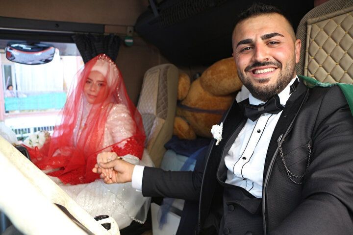 Ekmek teknesini gelin arabası yaptı! Görenler dönüp bir daha baktı - Resim: 5