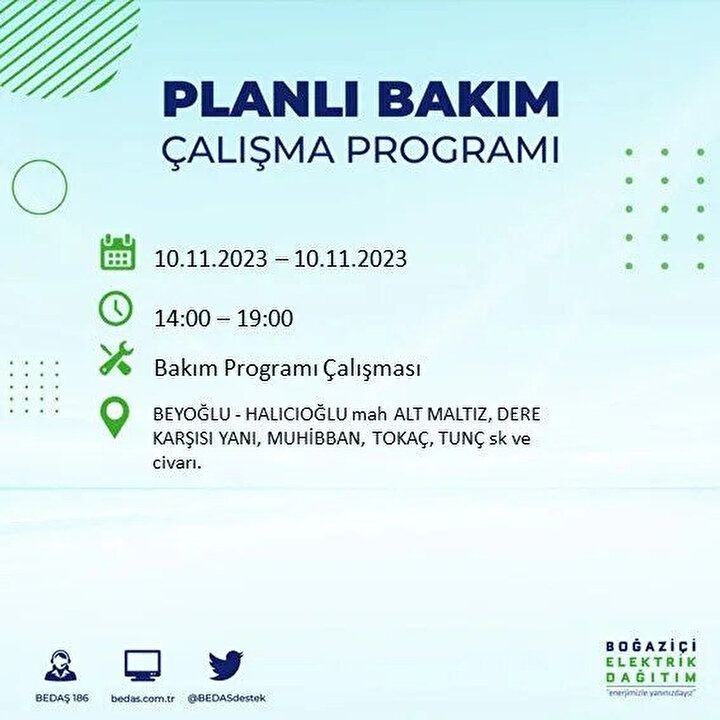 İstanbul'da saatler sürecek elektrik kesintisi! BEDAŞ saat vererek uyardı | İşte elektrik kesintisinin yaşanacağı ilçeler - Resim: 19