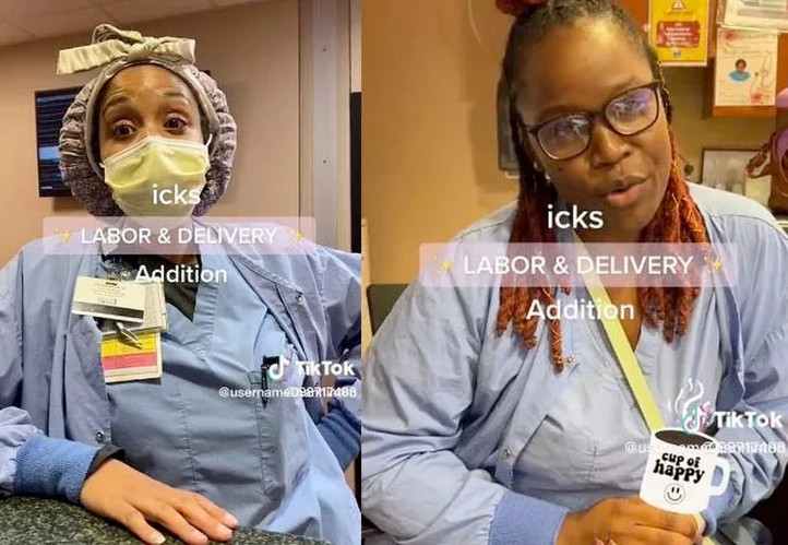 Tiktok'taki bir meydan okumaya katılan hemşireler hastalarla dalga geçince tepki yağdı - Resim: 1