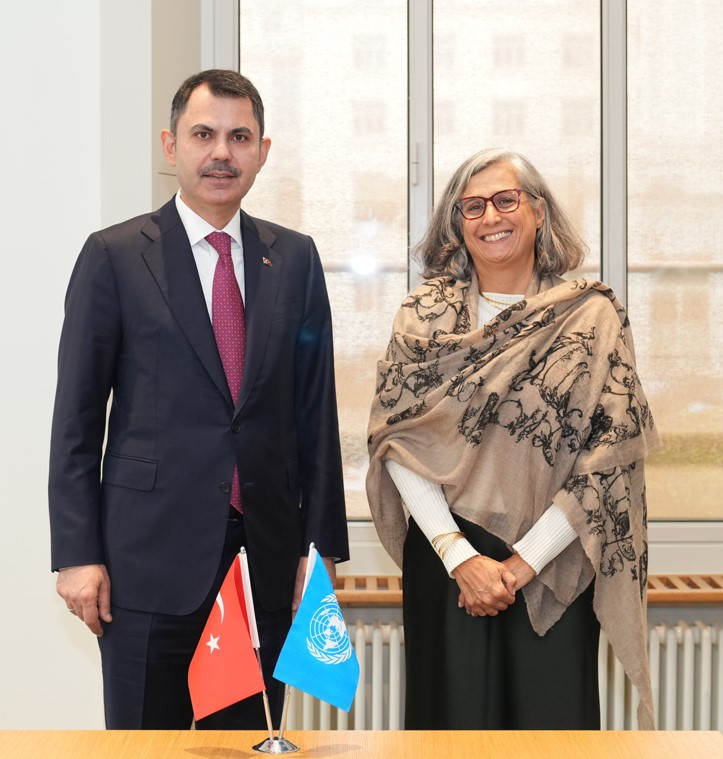 Bakan Kurum, BM Habitat İcra Direktörü Rossbach ve UNECE İcra Direktörü Molcean ile görüştü - Resim : 2