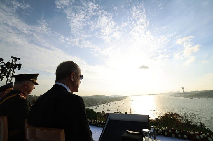 İstanbul Boğazı'ndaki tarihi törenin detayları ortaya çıktı! Cumhurbaşkanı Erdoğan 'stratejik mesajlar içeriyor' demişti - Resim: 5
