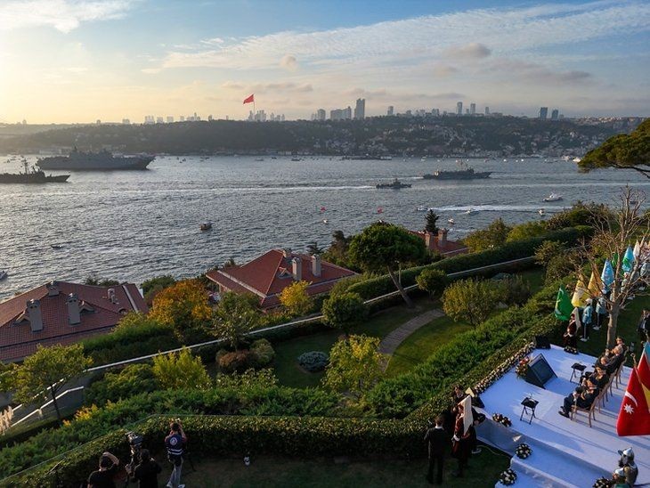 İstanbul Boğazı'ndaki tarihi törenin detayları ortaya çıktı! Cumhurbaşkanı Erdoğan 'stratejik mesajlar içeriyor' demişti - Resim: 9
