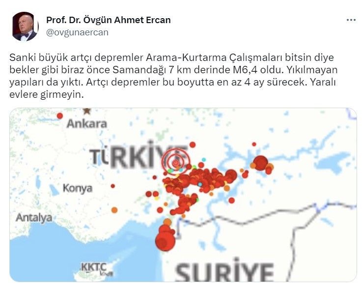 Son dakika deprem haberleri... Haberet'e konuşan Jeolog Okan Tüysüz: Kıbrıs da tehlikededir! Prof. Dr. Övgün Ahmet Ercan da 'Bingöl-Palu' dedi - Resim: 2