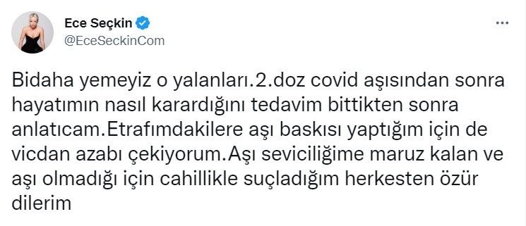 Ece Seçkin koronavirüs aşısı için öfke kustu: Yemem o yalanları - Resim: 4