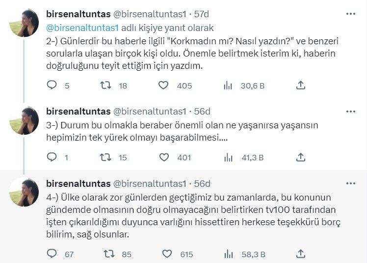 tv100, Kenan İmirzalıoğlu ve Oktay Kaynarca'nın AHBAP'a desteği için ortak yayına katılmadığı haberini yaptığı için Birsen Altuntaş ile yollarını ayırdı - Resim: 5