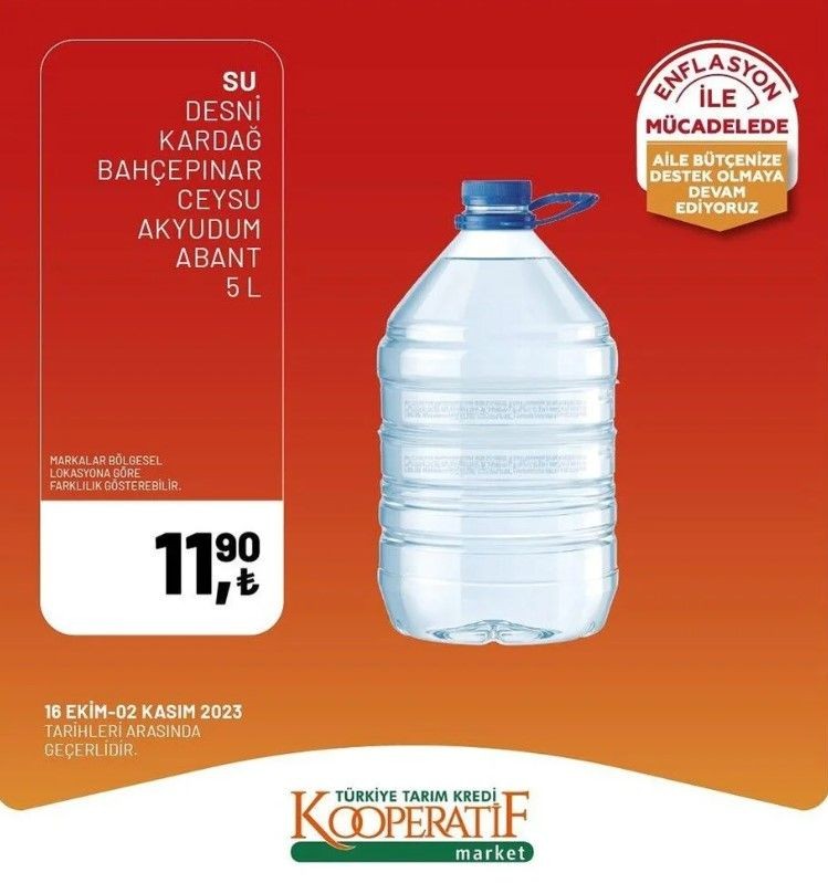 Yüzde 50 indirim bugün başladı! Tarım Kredi Kooperatif Market ekim ayına özel indirimli ürünler kataloğu yayınlandı! Et, süt, çay, hijyen malzemesi... - Resim: 24