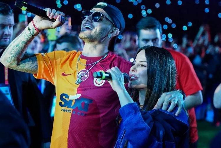 Icardi ile düet yapan Simge'ye eleştiri! "Beşiktaş şampiyon olursa kutlamaya giremez" - Resim : 1