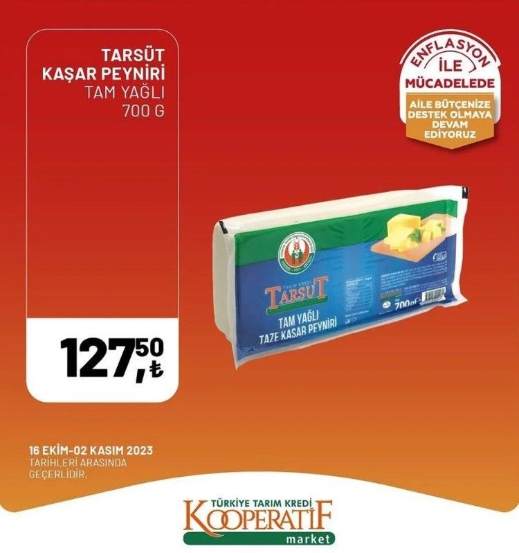 Yüzde 50 indirim bugün başladı! Tarım Kredi Kooperatif Market ekim ayına özel indirimli ürünler kataloğu yayınlandı! Et, süt, çay, hijyen malzemesi... - Resim: 31