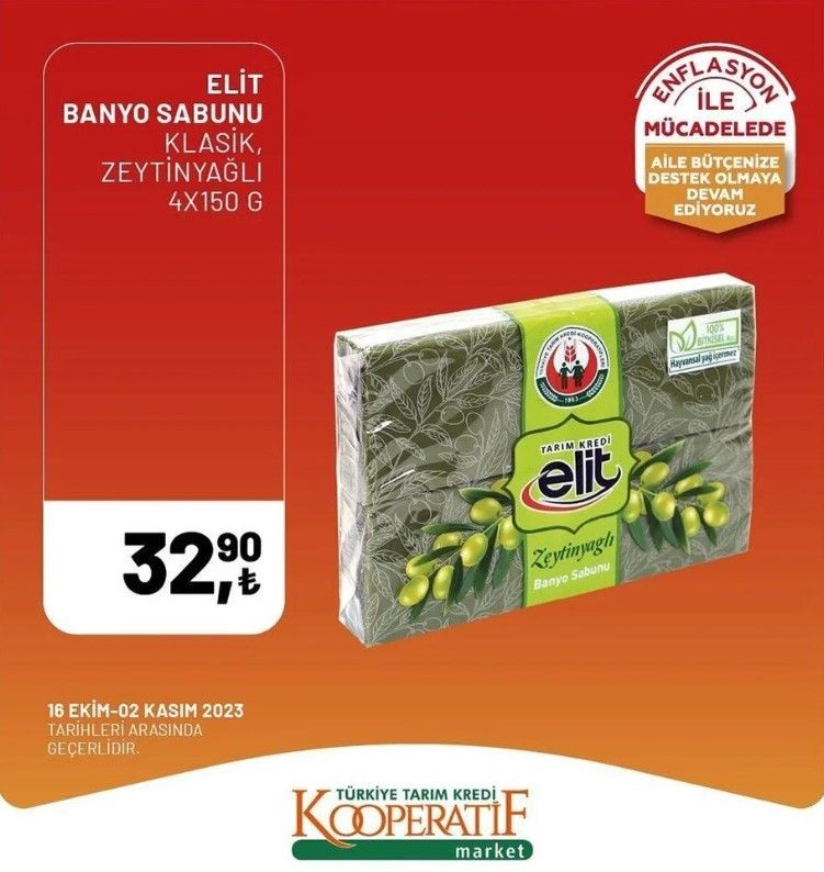 Yüzde 50 indirim bugün başladı! Tarım Kredi Kooperatif Market ekim ayına özel indirimli ürünler kataloğu yayınlandı! Et, süt, çay, hijyen malzemesi... - Resim: 36
