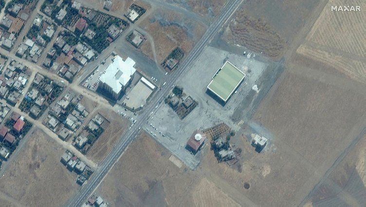 Kahramanmaraş merkezli 7,7 ve 7,6 şiddetindeki yüzyılın en büyük depreminin verdiği hasarı uydu görüntüleri gözler önüne serdi - Resim: 9