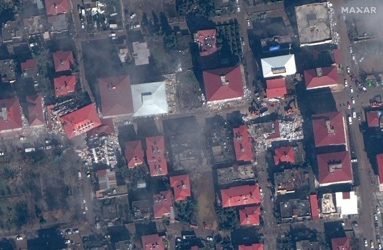 Kahramanmaraş merkezli 7,7 ve 7,6 şiddetindeki yüzyılın en büyük depreminin verdiği hasarı uydu görüntüleri gözler önüne serdi - Resim: 4