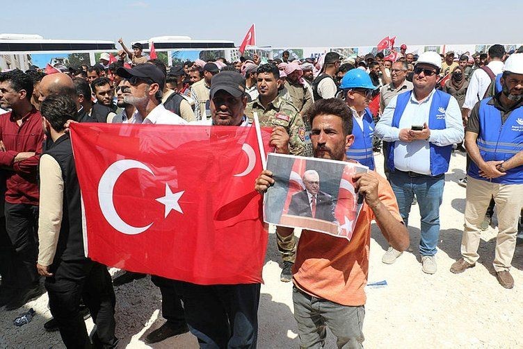 Suriyelilerin geri dönüşleri için dev adım! Temel atma töreni yapıldı | İçişleri Bakanı Süleyman Soylu tarih verdi - Resim: 6