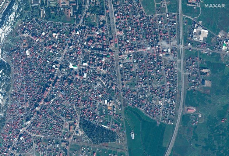 Kahramanmaraş merkezli 7,7 ve 7,6 şiddetindeki yüzyılın en büyük depreminin verdiği hasarı uydu görüntüleri gözler önüne serdi - Resim: 2