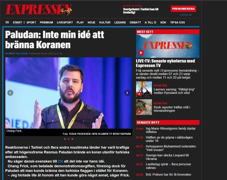 İsveç'te Rasmus Paludan'ın Kur'an-ı Kerim yakmasının ardındaki gizli mesajları ortaya çıktı! - Resim: 1