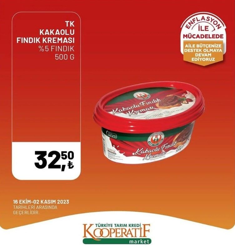 Yüzde 50 indirim bugün başladı! Tarım Kredi Kooperatif Market ekim ayına özel indirimli ürünler kataloğu yayınlandı! Et, süt, çay, hijyen malzemesi... - Resim: 33