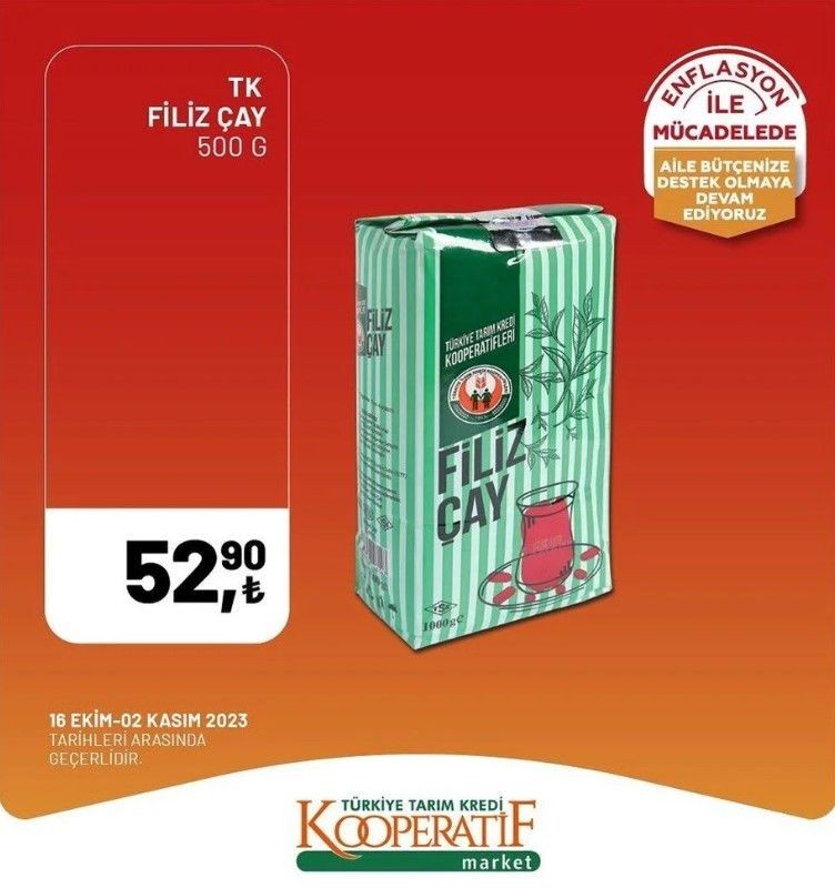 Yüzde 50 indirim bugün başladı! Tarım Kredi Kooperatif Market ekim ayına özel indirimli ürünler kataloğu yayınlandı! Et, süt, çay, hijyen malzemesi... - Resim: 17