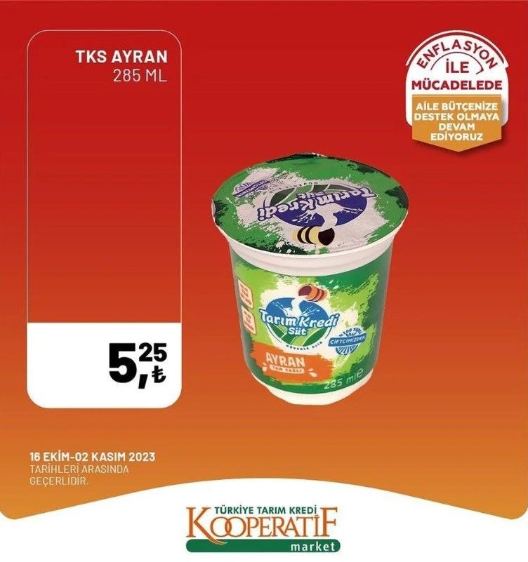 Yüzde 50 indirim bugün başladı! Tarım Kredi Kooperatif Market ekim ayına özel indirimli ürünler kataloğu yayınlandı! Et, süt, çay, hijyen malzemesi... - Resim: 44