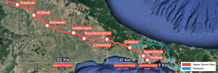İstanbul'dan yolculuk 4 saatten 1,5 saate düşecek - Resim : 1