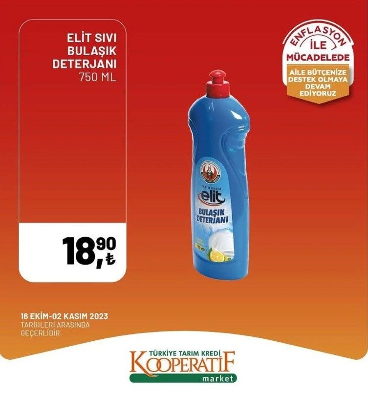 Yüzde 50 indirim bugün başladı! Tarım Kredi Kooperatif Market ekim ayına özel indirimli ürünler kataloğu yayınlandı! Et, süt, çay, hijyen malzemesi... - Resim: 9