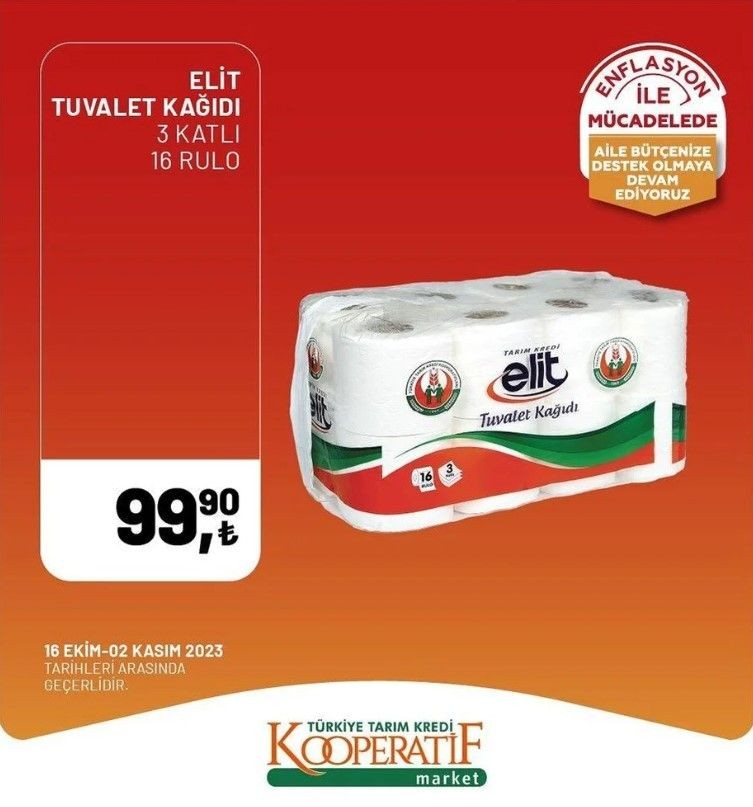 Yüzde 50 indirim bugün başladı! Tarım Kredi Kooperatif Market ekim ayına özel indirimli ürünler kataloğu yayınlandı! Et, süt, çay, hijyen malzemesi... - Resim: 3