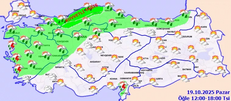 Meteoroloji'den o iller için kuvvetli yağış uyarısı: Hazırlıklı olun! - Resim: 2