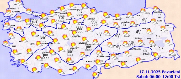 Meteoroloji o iller için alarm verdi: Yoğun kar yağışı, sis ve sağanak geliyor! - Resim: 1