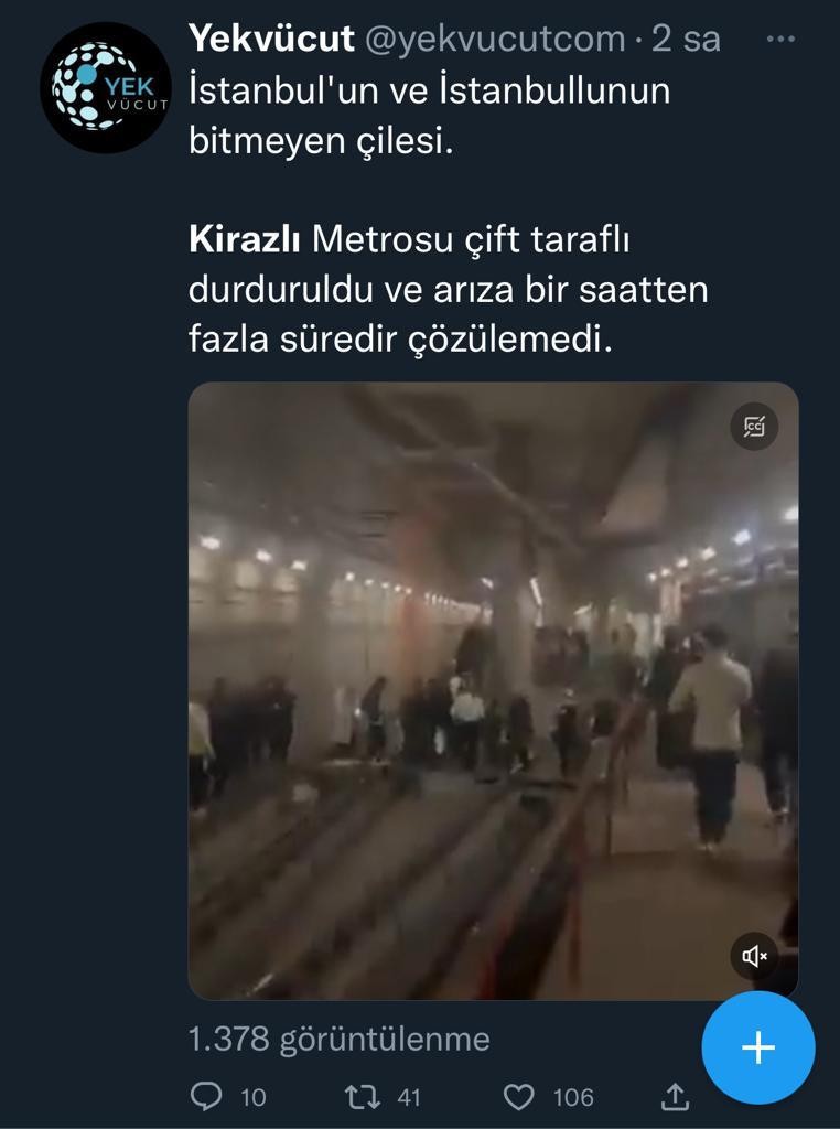 Metro seferleri durunca raylarda yürüdüler - Resim : 2
