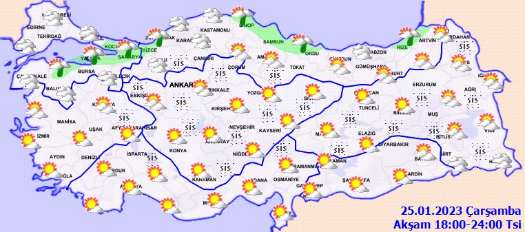 25 OCAK ÇARŞAMBA HAVA DURUMU! Meteoroloji açıkladı: İstanbul'a yağmur yağacak mı? - Resim: 14