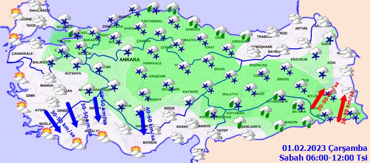 Son Dakika: Meteoroloji 27 kentte meydana gelecek yoğun kar yağışına karşı tedbirli olunması konusunda uyardı! - Resim: 7