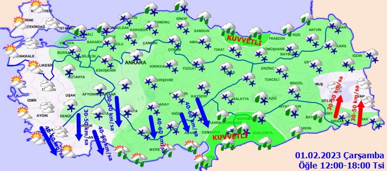Son Dakika: Meteoroloji 27 kentte meydana gelecek yoğun kar yağışına karşı tedbirli olunması konusunda uyardı! - Resim: 8