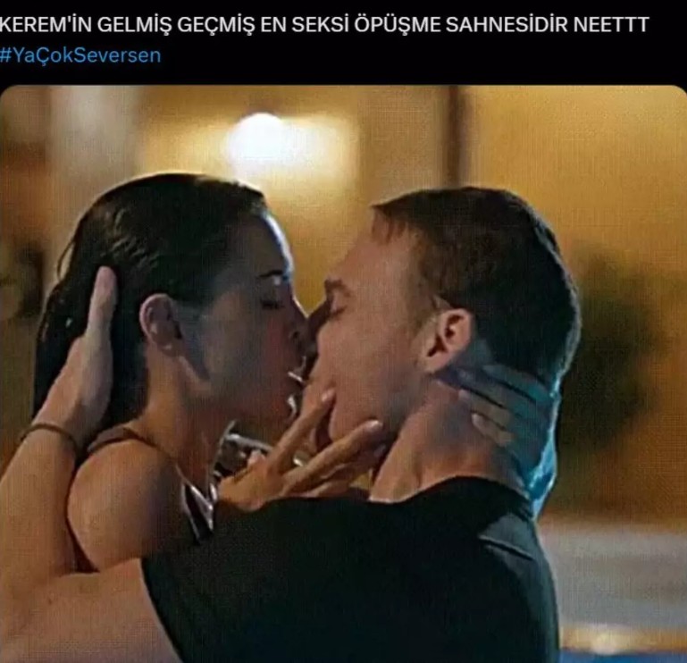 'Ya Çok Seversen' dizisindeki rolleriyle dikkat çekiyorlar! Kerem Bursin ve Hafsanur Sancaktutan öpüştü sosyal medya onları konuştu - Resim: 7
