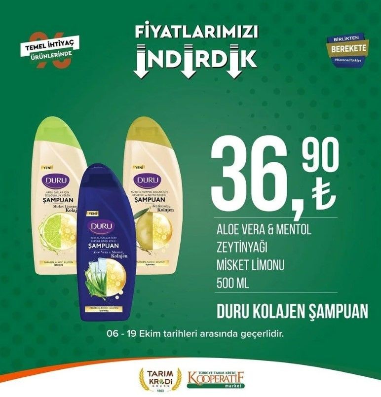 Yüzde 50 indirim bugün başladı! Tarım Kredi Kooperatif Market ekim ayına özel indirimli ürünler kataloğu yayınlandı! Et, süt, çay, hijyen malzemesi... - Resim: 99