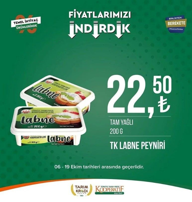 Yüzde 50 indirim bugün başladı! Tarım Kredi Kooperatif Market ekim ayına özel indirimli ürünler kataloğu yayınlandı! Et, süt, çay, hijyen malzemesi... - Resim: 92