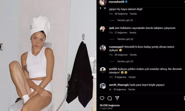 Zeynep Bastık klozet pozlarını paylaştı! O karelere tepki geldi - Resim: 10