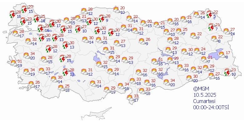 Sıcaklık artıyor! Termometreler 31 dereceyi gösterecek - Resim: 10