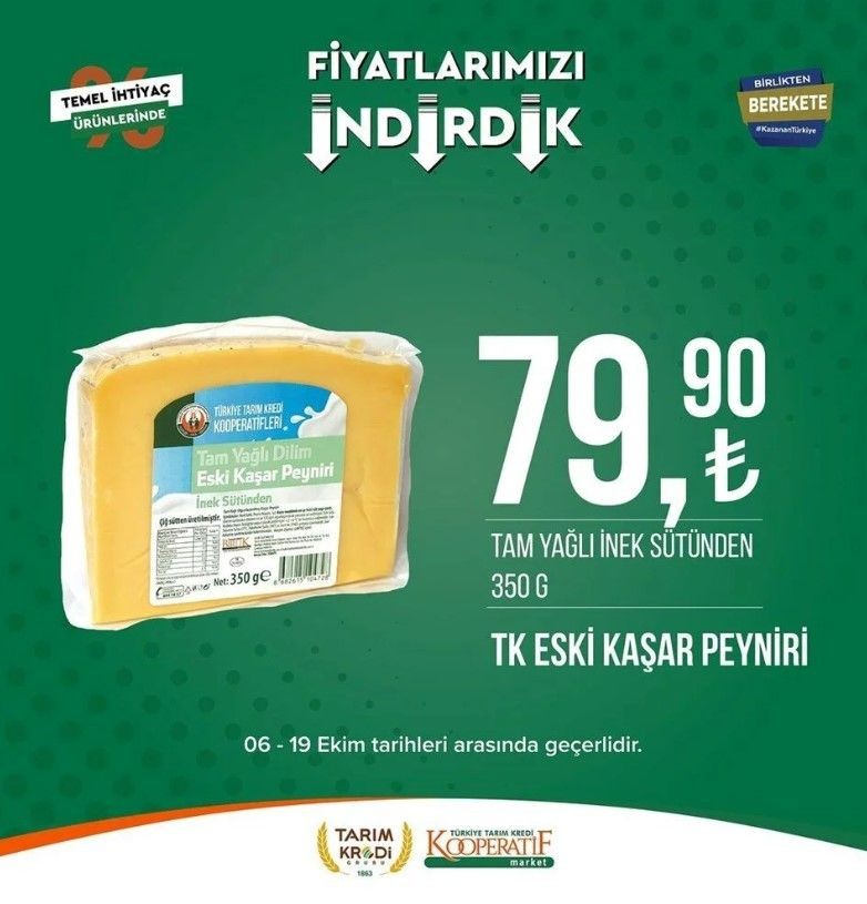 Yüzde 50 indirim bugün başladı! Tarım Kredi Kooperatif Market ekim ayına özel indirimli ürünler kataloğu yayınlandı! Et, süt, çay, hijyen malzemesi... - Resim: 95