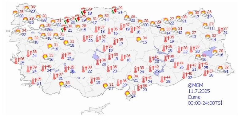 Sıcak hava dalgası yurdu saracak! Termometreler 44'leri gösterecek - Resim: 14