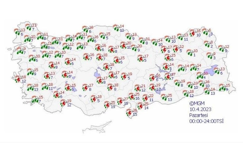 Meteoroloji'den deprem bölgesi ve 15 il için uyarı! Bu hafta nasıl olacak? - Resim: 10